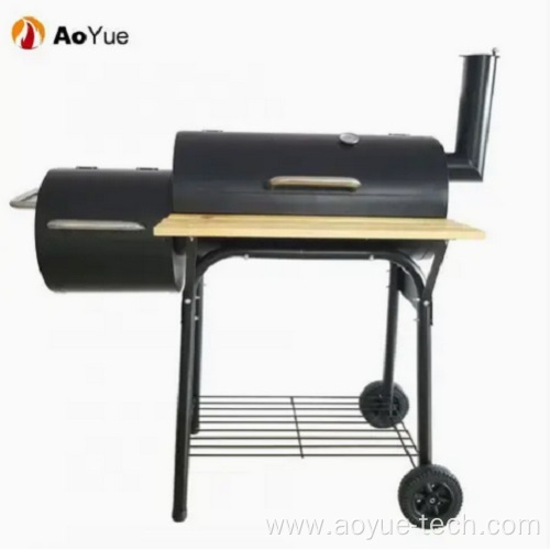 Portable Barrel Trolley Bbq Grill